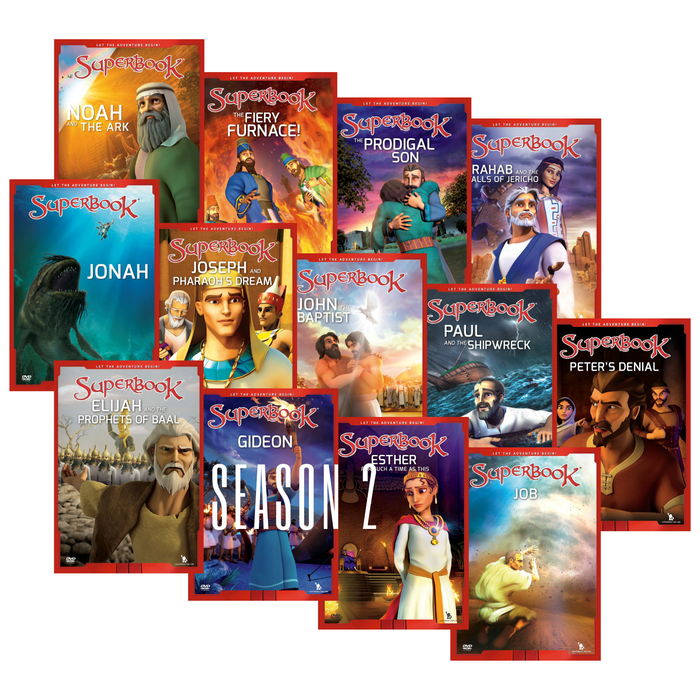 Full Set: Superbook DVD Collection Season 2 (13 Episodes)