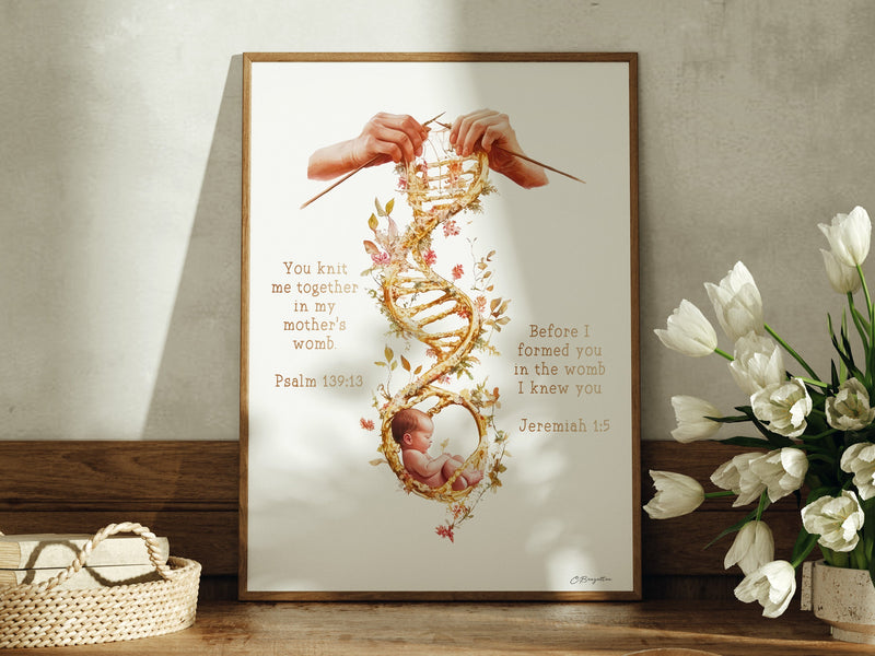 Wonderfully Made | Signed Handmade Art Print