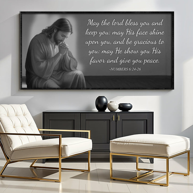 Numbers 6:24-26 - May The Lord Bless You - Wall Art