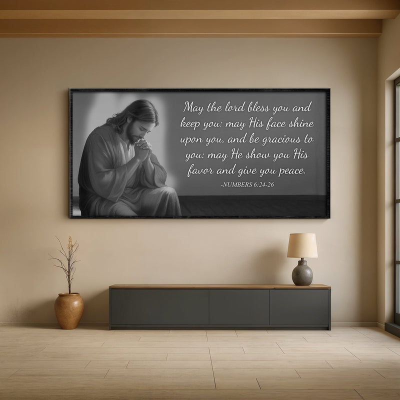 Numbers 6:24-26 - May The Lord Bless You - Wall Art