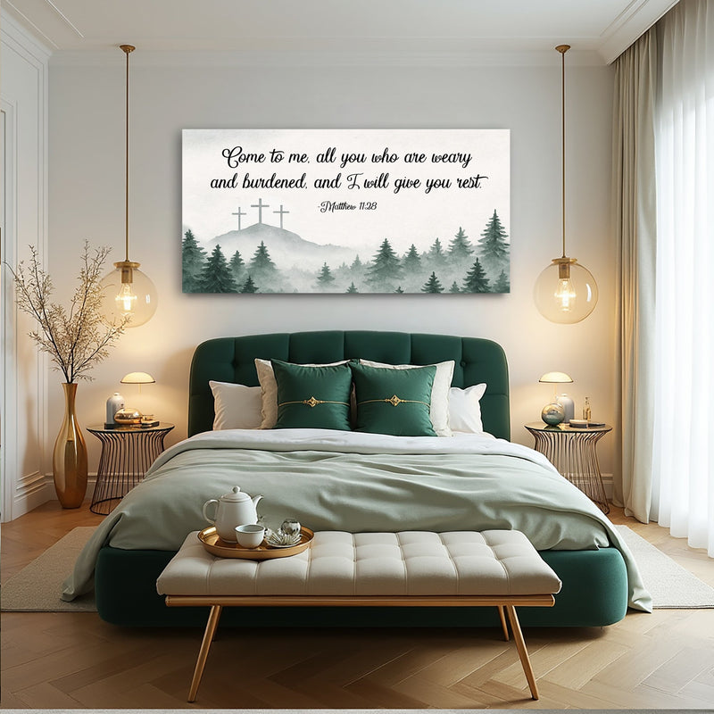 Come To Me - Matthew 11:28 - Wall Art