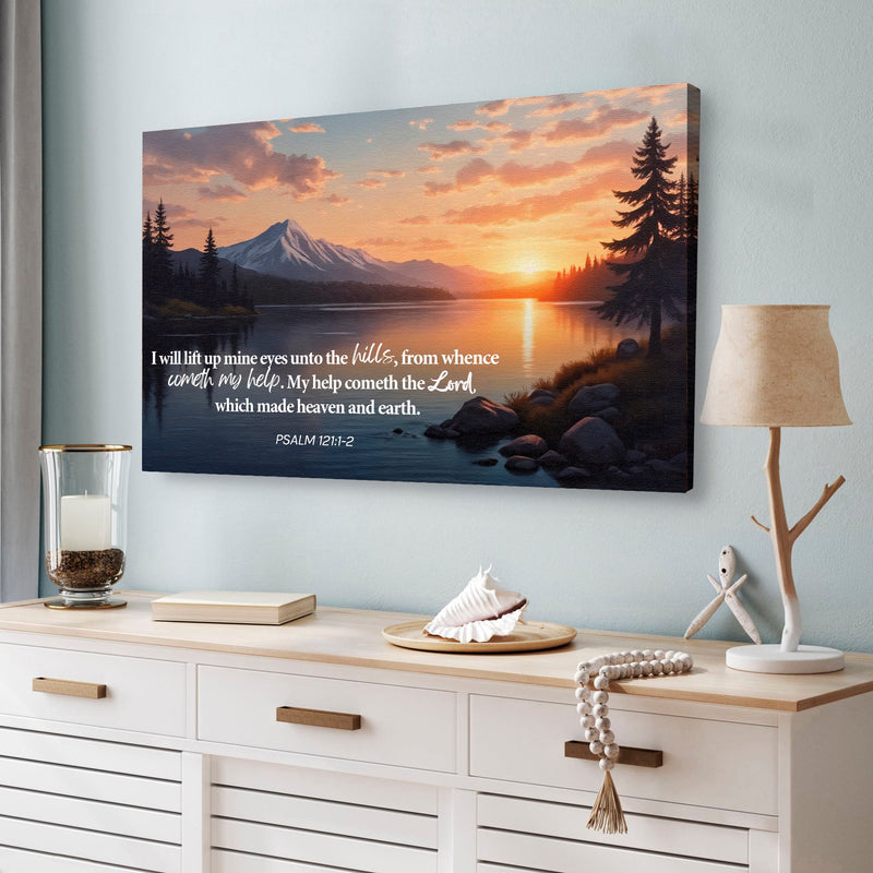 Psalm 121:1-2 - A Song Of Ascents - Wall Art