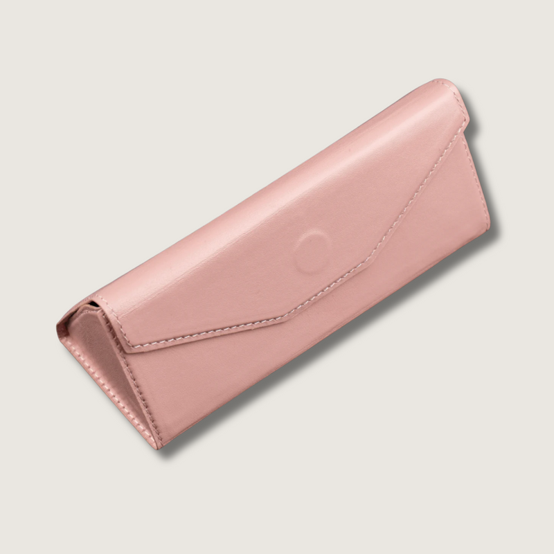 Luxury Leather Sunglasses Case - Pink - Louisville