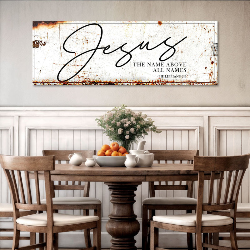 Jesus The Name Above All Names - Philippians 2:9 - Wall Art
