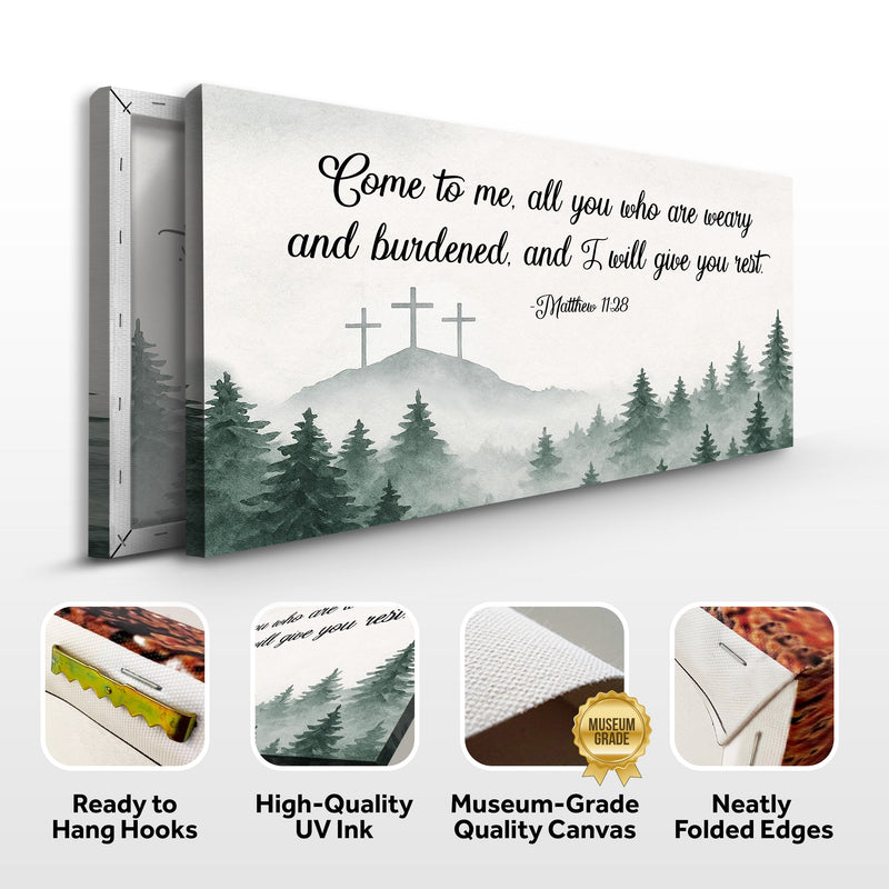 Come To Me - Matthew 11:28 - Wall Art