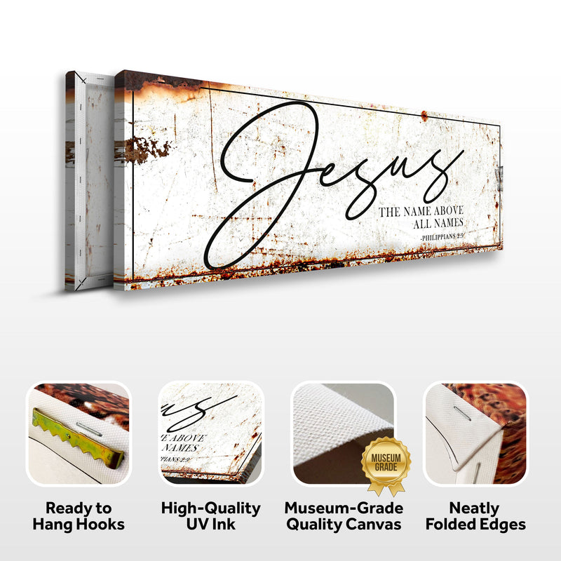 Jesus The Name Above All Names - Philippians 2:9 - Wall Art