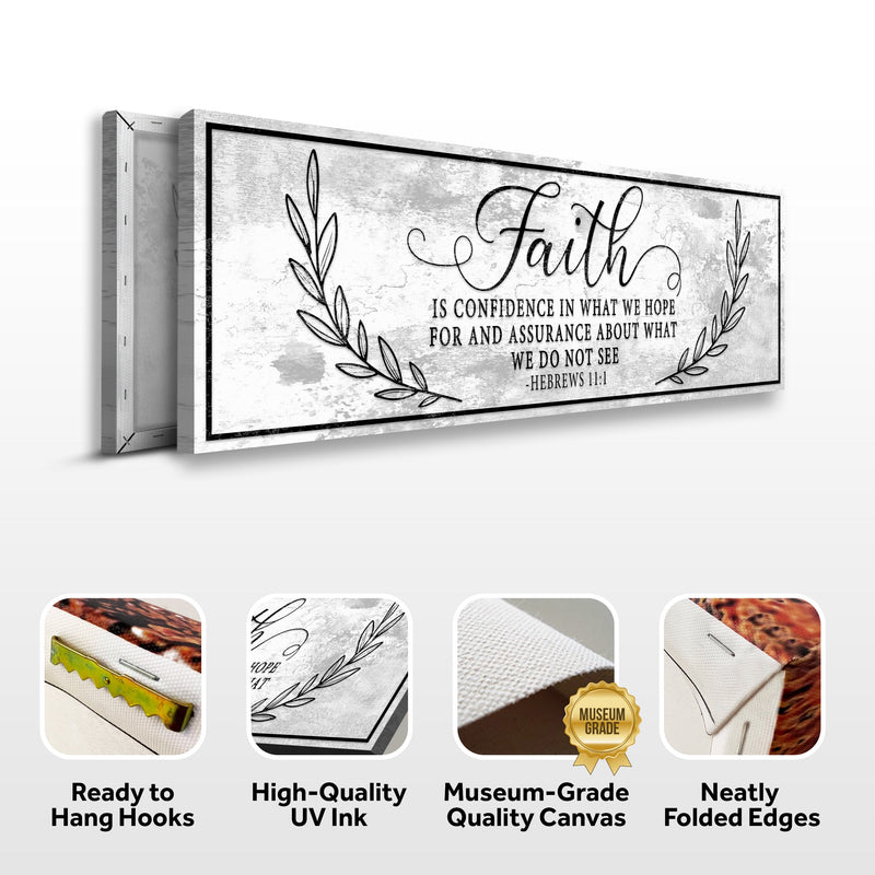 Faith Is Confidence - Hebrews 11:1 - Wall Art