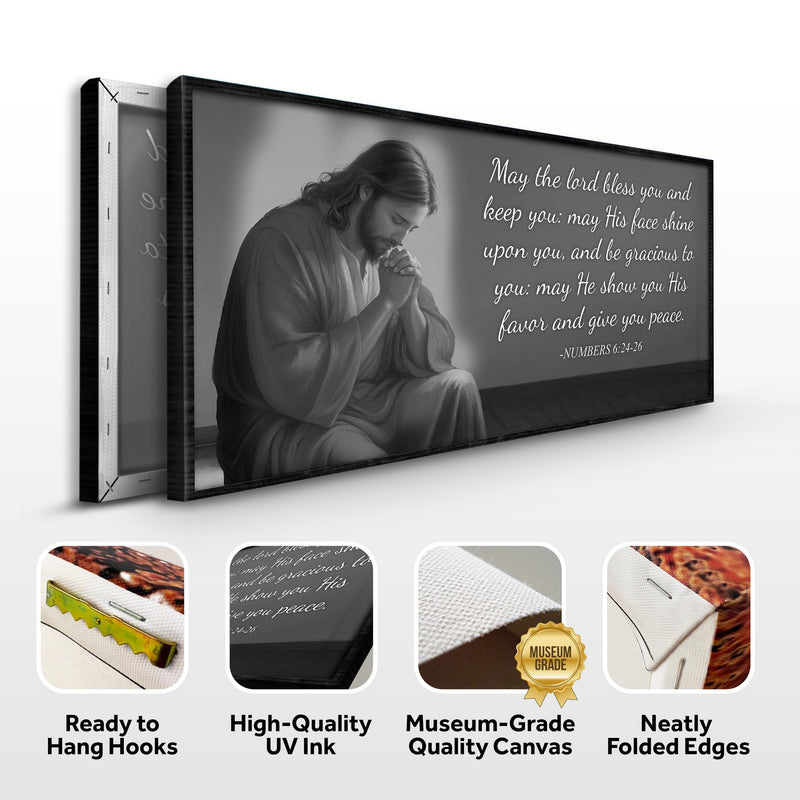 Numbers 6:24-26 - May The Lord Bless You - Wall Art