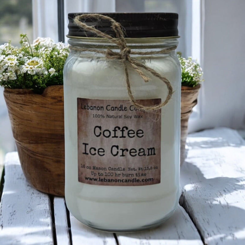 Coffee Ice Cream Candle