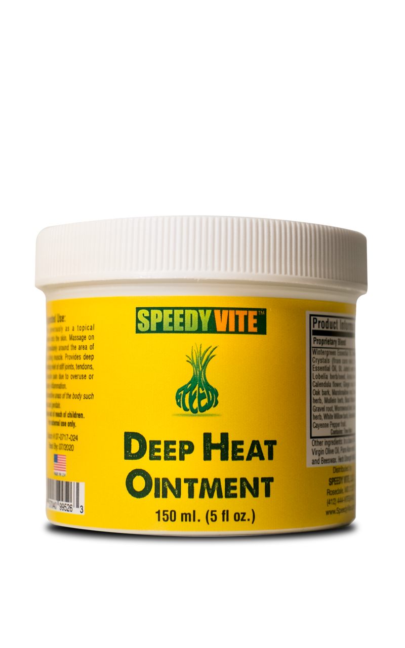 Deep Heat Muscle Ointment (5 oz) | Menthol, Arnica & Cayenne | SpeedyVite®
