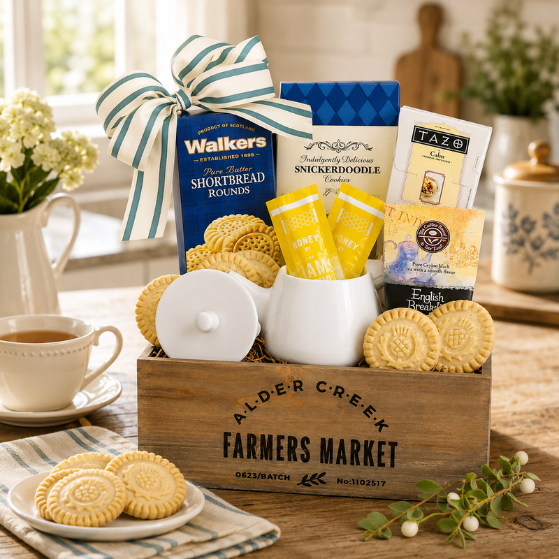 Afternoon Tea Tray Gift Basket