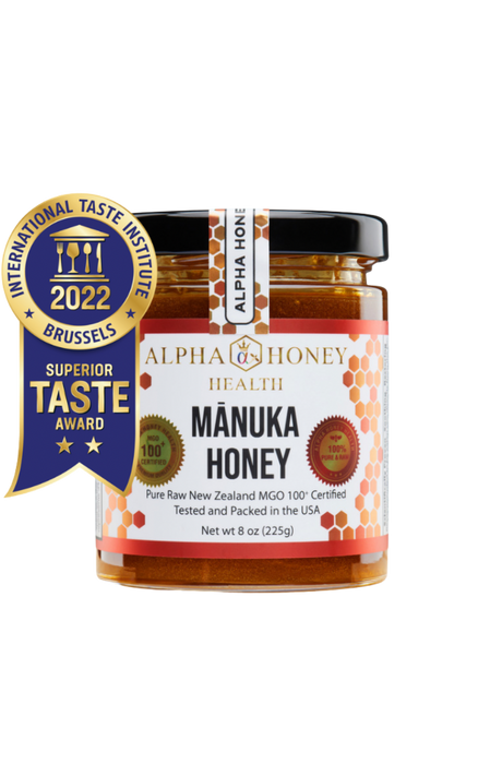 100% Manuka Honey MGO 100+ from New Zealand, 8oz - FREE EXPEDITED