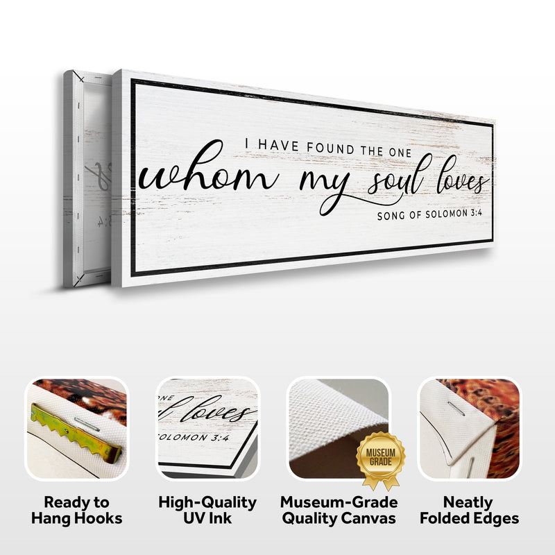 Song of Solomon 3:4 - 'I Have Found The One' - Wall Art