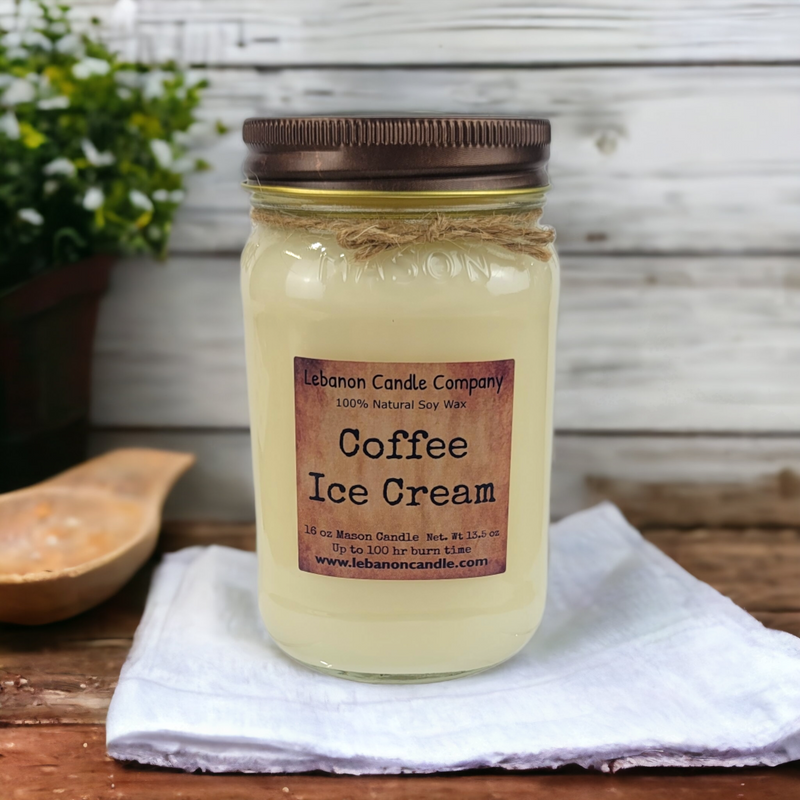 Coffee Ice Cream Candle