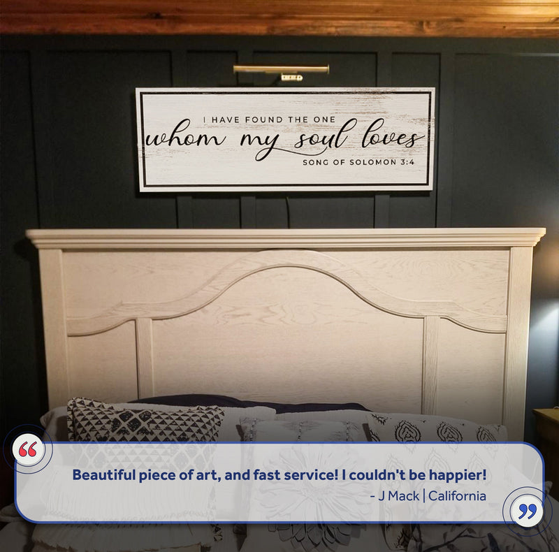 Song of Solomon 3:4 - 'I Have Found The One' - Wall Art