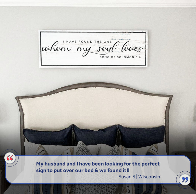 Song of Solomon 3:4 - 'I Have Found The One' - Wall Art