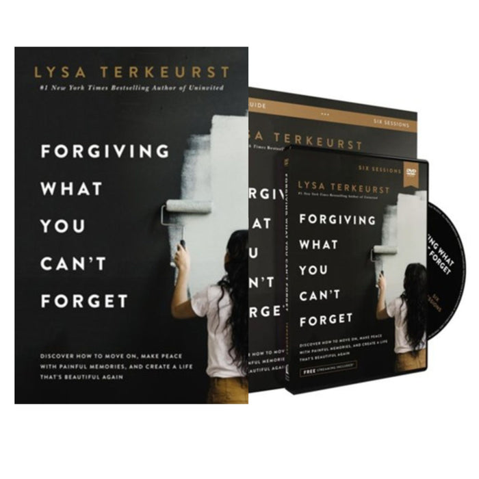 Lysa Terkeurst - Forgiving What You Can't Forget FULL SET (Book, Study Guide, and DVD)