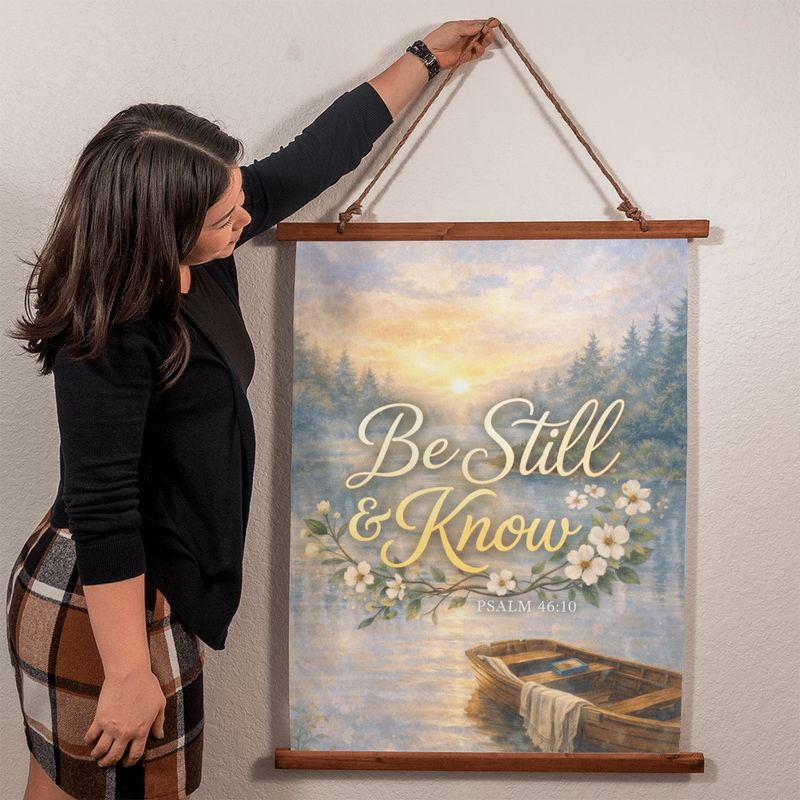 Be Still and Know Christian Wall Art – Psalm 46:10 - Wall Art