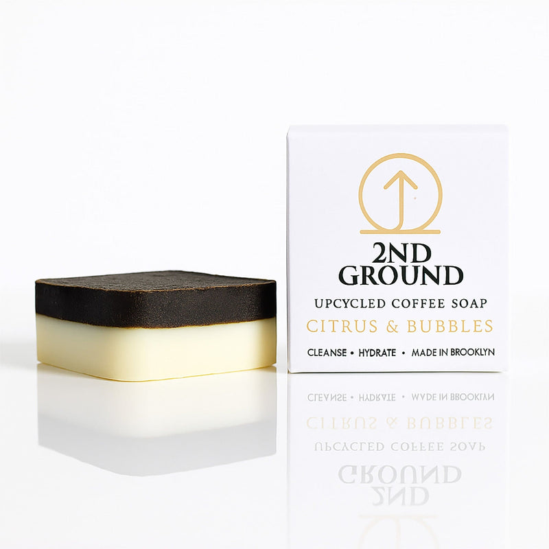 Citrus & Bubbles Coffee Soap — 2-in-1 Exfoliating Bar
