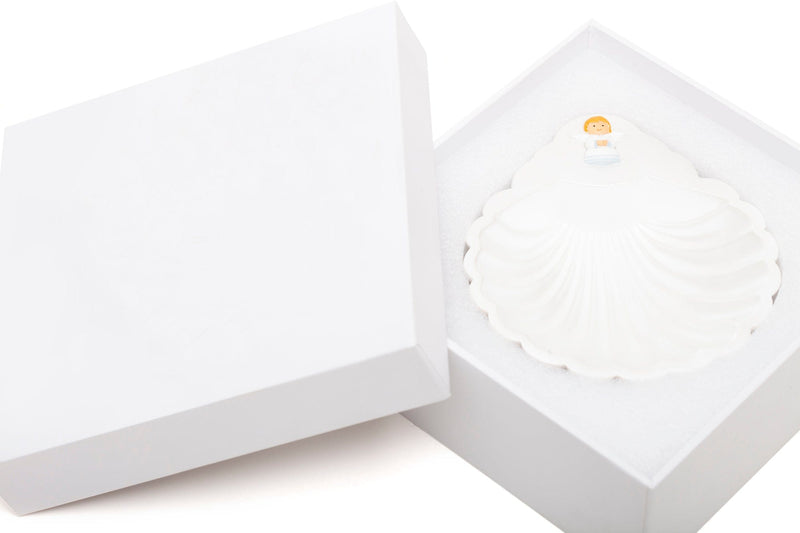 Baptism Shell Guardian Angel Boys