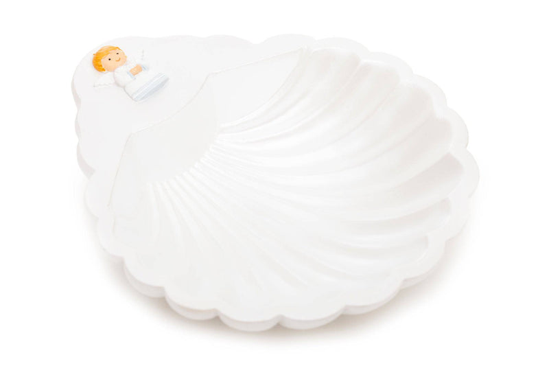 Baptism Shell Guardian Angel Boys