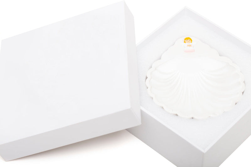 Baptism Shell Guardian Angel Girls
