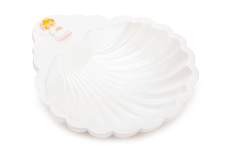 Baptism Shell Guardian Angel Girls