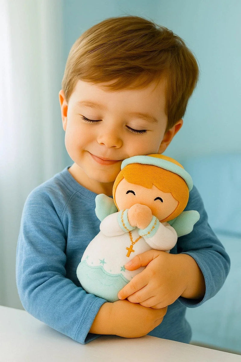 Guardian Angel Boy 8" Plush Doll —
