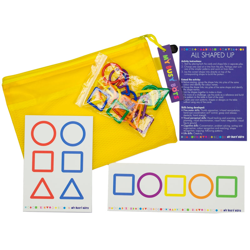 All Shaped Up – My Busy Bots Shape Activity Bag