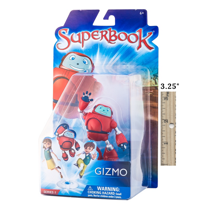 Superbook Collectibles Gizmo Toy Character Figurine - Christian DVD Series Toy/Figurine - Limited Time Collectable Figurine