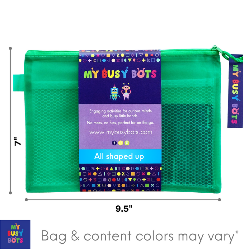 All Shaped Up – My Busy Bots Shape Activity Bag