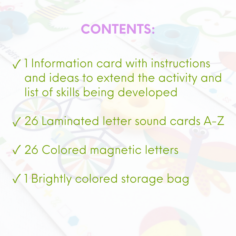 Something Beginning With – My Busy Bots Letter & Sound Activity Bag