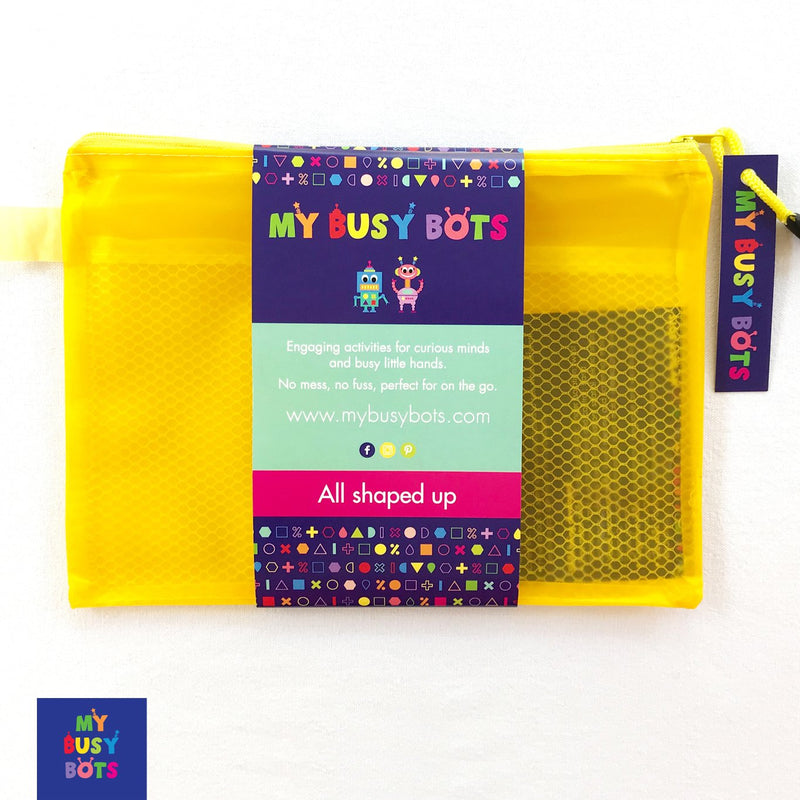 All Shaped Up – My Busy Bots Shape Activity Bag