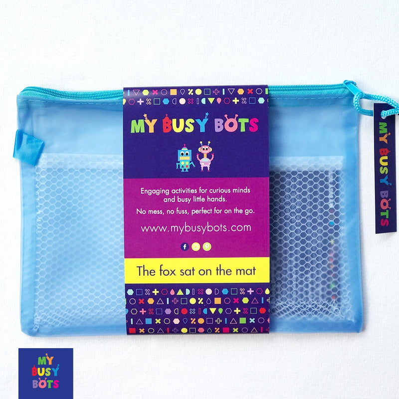 The Fox Sat on the Mat – My Busy Bots Reading Activity Bag