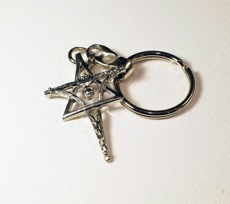 MESSIACA INRI Messianic Cross & Star of David Keychain