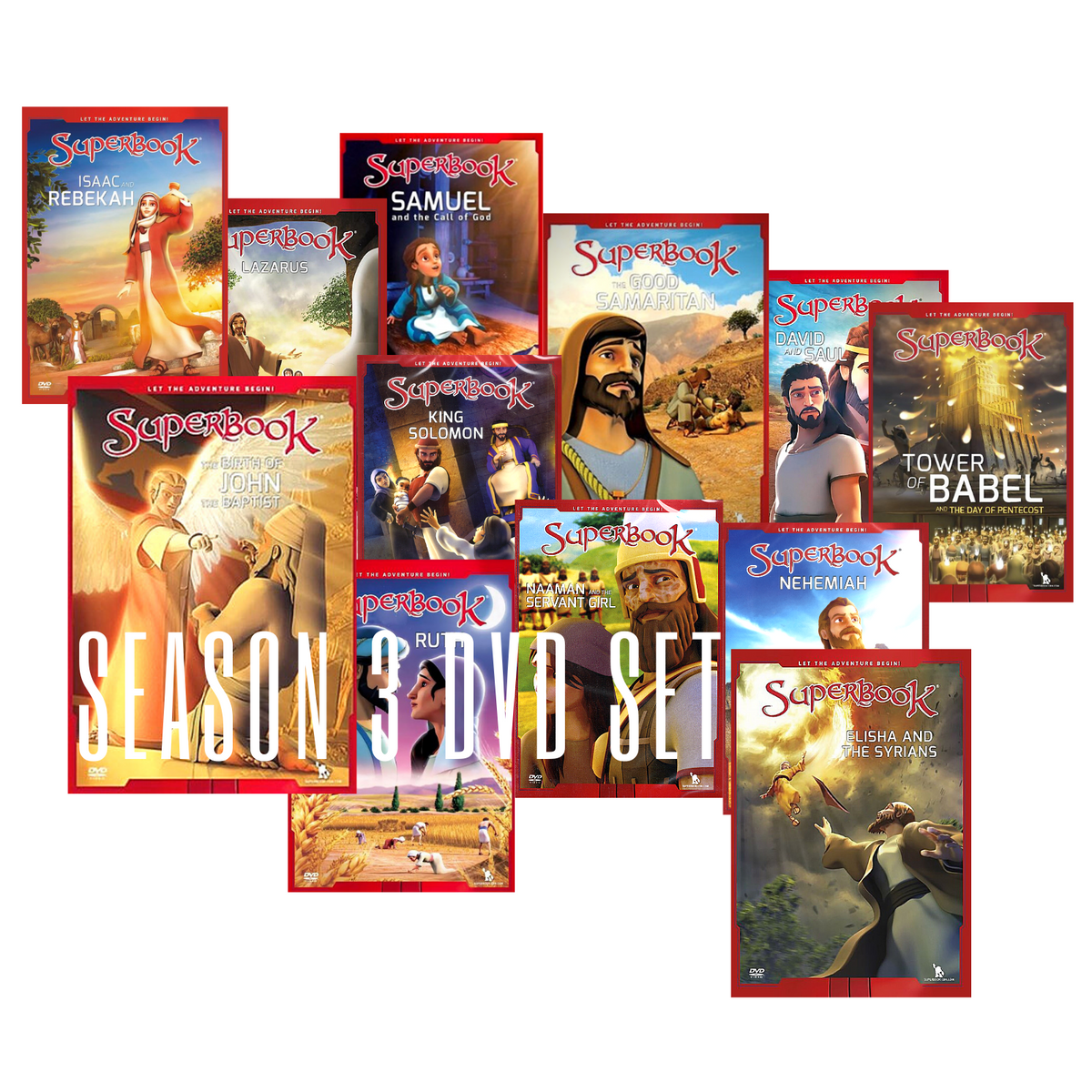 Superbook Season 3 Complete DVD Collection | 13 Episodes — Speedy