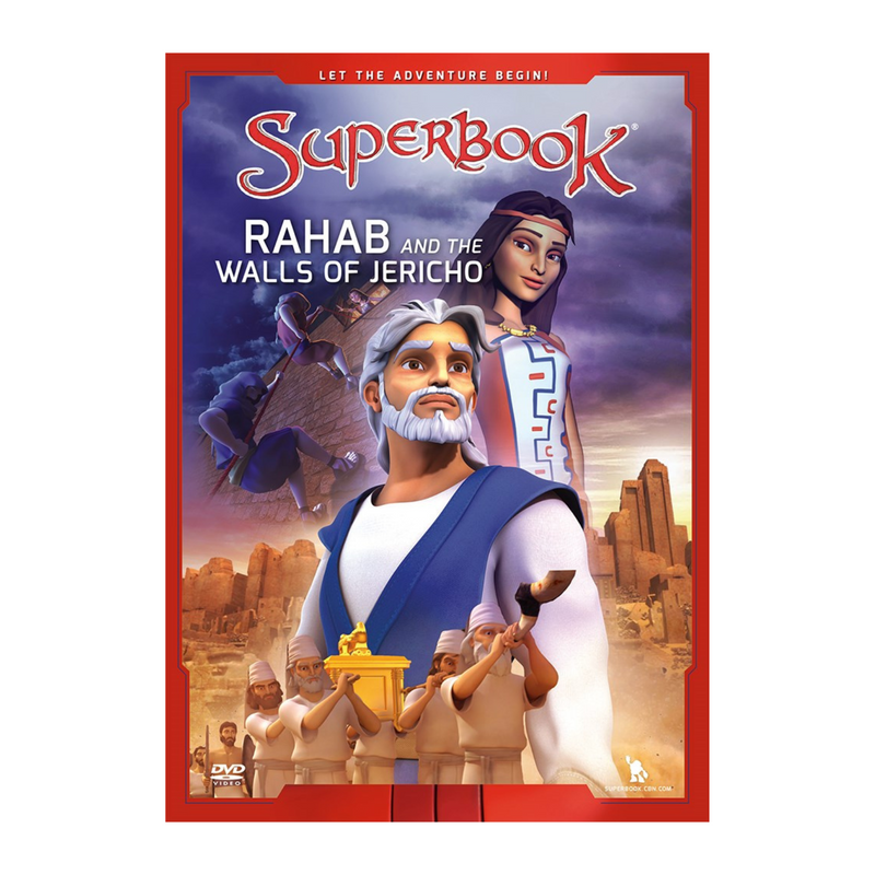Superbook: Rahab and the Walls of Jericho, DVD (Season 2) – Warehouse Repacked