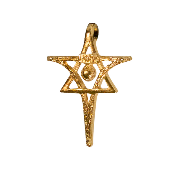 Messiaca Inri Pendant (Small) Messianic Christian Pendant Cross and Star of David