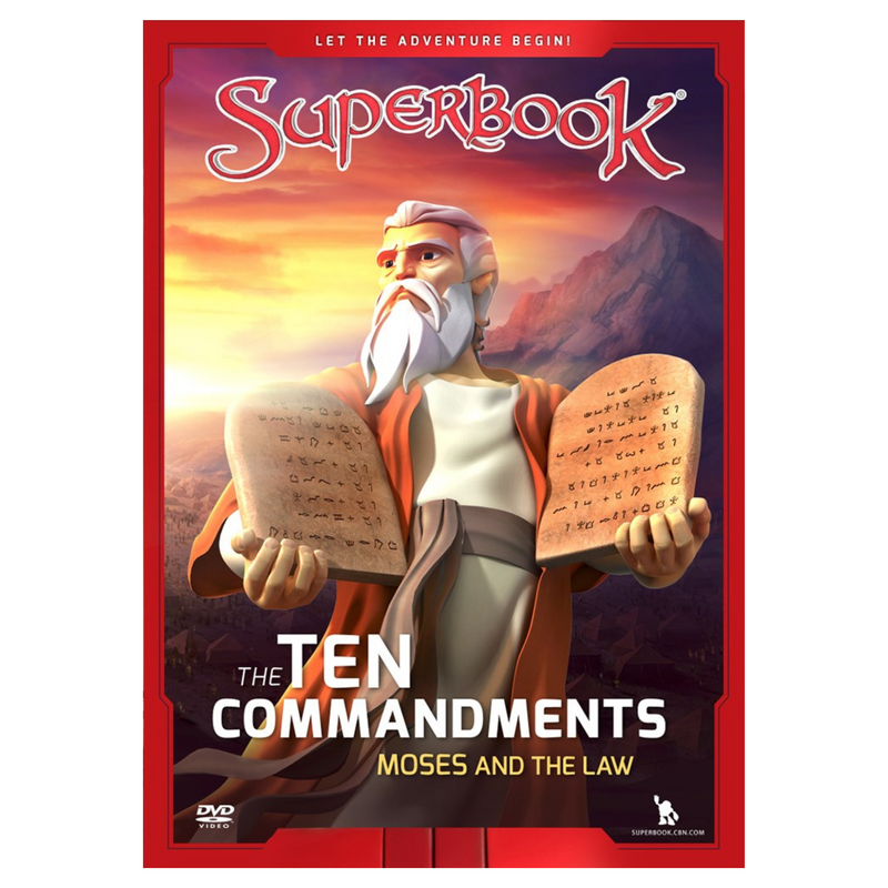 Superbook: The Ten Commandments: Moses and the Law, DVD (Season 1)